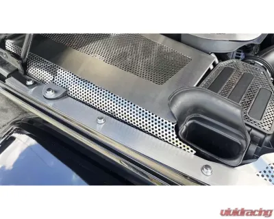 American Car Craft 3pc Blue LED Fender Covers Brushed w/Perforation Jeep Wrangler JK 2007-2018 - ACC-143010-BLUL