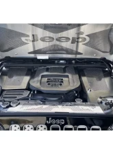 American Car Craft 3pc Blue LED Fender Covers Brushed w/Perforation Jeep Wrangler JK 2007-2018                                     - ACC-143010-BLUL - Image 5