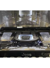 American Car Craft 3pc Blue LED Fender Covers Brushed w/Perforation Jeep Wrangler JK 2007-2018                                     - ACC-143010-BLUL - Image 7