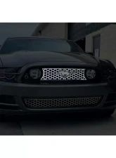 American Car Craft Honeycomb Upper Front Grille Overlay Polished Stainless Steel Ford Mustang 2010-2014                                     - ACC-272041 - Image 2