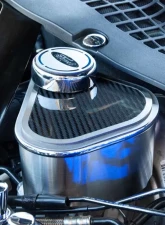 American Car Craft Brushed Master Cylinder Cover w/ Carbon Fiber Top Plate w/ Brushed Trim Ford Mustang 2015-2023                                     - ACC-273101 - Image 4