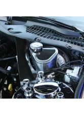 American Car Craft Brushed Master Cylinder Cover w/ Carbon Fiber Top Plate w/ Brushed Trim Ford Mustang 2015-2023                                     - ACC-273101 - Image 3