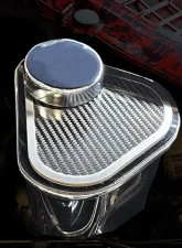 American Car Craft Polished Master Cylinder Cover w/ Carbon Fiber Top Plate w/ Brushed Trim Ford Mustang 2015-2023                                     - ACC-273102 - Image 6