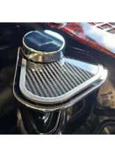 American Car Craft Polished Master Cylinder Cover w/ Carbon Fiber Top Plate w/ Brushed Trim Ford Mustang 2015-2023                                     - ACC-273102 - Image 3