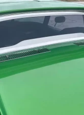 American Car Craft Polished Stainless Steel Flat Back Rear Window Frame Chevrolet C3 Corvette Coupe 1968-1975                                     - ACC-012001 - Image 3