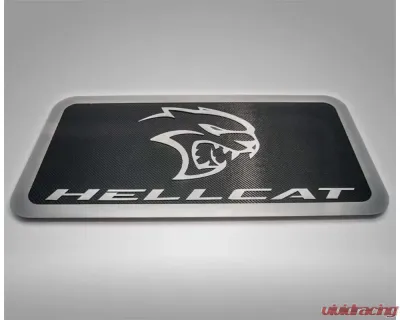 American Car Craft Black Carbon Fiber Polished Stainless Steel Hellcat Car Show Display Dodge Challenger 2015-2023 - ACC-151079