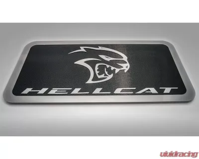 American Car Craft Black Carbon Fiber Polished Stainless Steel Hellcat Car Show Display Dodge Challenger 2015-2023 - ACC-151079