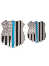 American Car Craft 1-Piece 4" Stainless Steel Brushed Police Shield Emblem                                     - ACC-142081 - Image 7