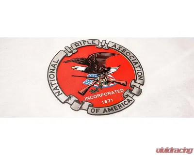 American Car Craft 1-Piece Stainless Steel Brushed NRA Emblem - ACC-142083
