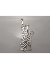 American Car Craft 1-Piece Stainless Steel Brushed Emblem "Lady Liberty" Statue of Liberty                                     - ACC-142104 - Image 7