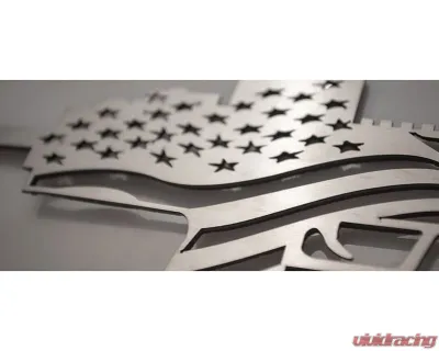 American Car Craft 1-Piece Stainless Steel Brushed Emblem "The Operator" Specail Operations - ACC-142106