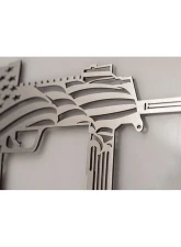 American Car Craft 1-Piece Stainless Steel Brushed Emblem "The Operator" Specail Operations                                     - ACC-142106 - Image 8