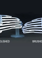 American Car Craft 1-Piece 6" Stainless Steel Brushed Small Battle Worn American Flag Emblem                                     - ACC-142128 - Image 5