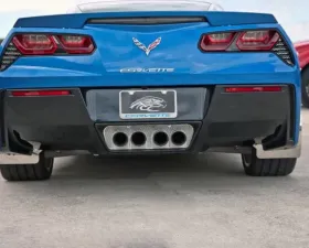 American Car Craft Stainless Steel Perforated Exhaust Filler Panel Chevrolet Corvette Stingray C7 2014-2019