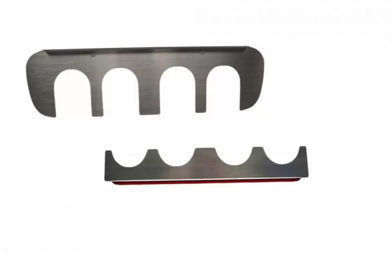 American Car Craft Exhaust Filler Plate Satin STOCK SYSTEM Chevrolet Corvette Stingray 2014-2019 - ACC-052015