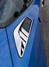 American Car Craft 10Pc Polished Z06 Style Rear Quarter Vent Set Chevrolet Corvette Stingray C7 2014-2019                                     - ACC-052059 - Image 3