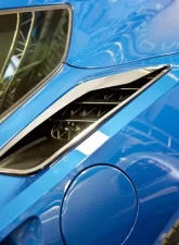 American Car Craft 2Pc Polished Stainless Steel Rear Quarter Vent Set Chevrolet Corvette Stingray C7 2014-2019                                     - ACC-052063 - Image 3