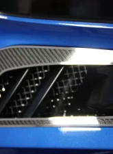 American Car Craft Carbon Fiber Rear Quarter Vent w/Stainless Trim Chevrolet Corvette Stingray C7 2014-2019                                     - ACC-052064 - Image 3