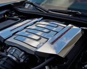 American Car Craft 2Pc Stainless Polished Fuel Rail Cover Factory Overlays Chevrolet Corvette Stingray C7 | Z51 2014-2019