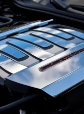 American Car Craft 2Pc Stainless Polished Fuel Rail Cover Factory Overlays Chevrolet Corvette Stingray C7 | Z51 2014-2019                                     - ACC-053003 - Image 2