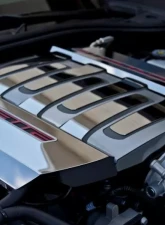 American Car Craft 2Pc Stainless Polished Fuel Rail Cover Factory Overlays Chevrolet Corvette Stingray C7 | Z51 2014-2019                                     - ACC-053003 - Image 3