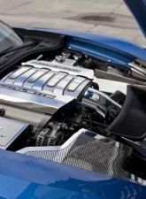 American Car Craft 2Pc Stainless Blue Factory Overlays Illuminated Fuel Rail Covers Chevrolet Corvette Stingray C7 2014-2019                                     - ACC-053044-BLUL - Image 2