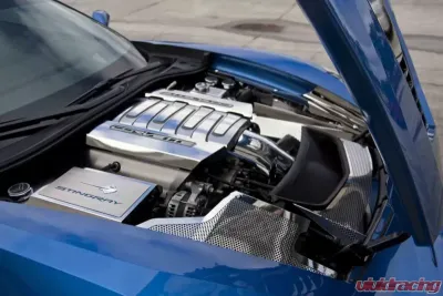 American Car Craft 2Pc Stainless Blue Factory Overlays Illuminated Fuel Rail Covers Chevrolet Corvette Stingray C7 2014-2019 - ACC-053044-BLUL