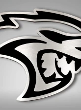 American Car Craft Hellcat Badges 2Pc  Solid Black Dodge Challenger Hellcat 2015-2023                                     - ACC-152060-SBLK - Image 2