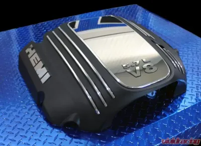 American Car Craft 14Pc Brushed Engine Shroud Trim Kit Dodge Challenger 5.7L V8 2008-2023 - ACC-153008-B