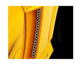 American Car Craft 2Pc Xenon Scoops Laser Mesh Side Vent Grilles Chevrolet Camaro 2010-2013