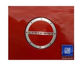 American Car Craft Polished Camaro Style Gas Cap Cover Chevrolet Camaro 2010-2018