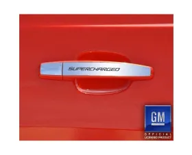 American Car Craft Supercharged Style Exterior Door Handle Plates Chevrolet Camaro 2010-2013
