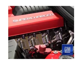 American Car Craft 26Pc Polished Stainless Steel Coil Pack Valve Cover Set Chevrolet Camaro ZL1 2012-2015