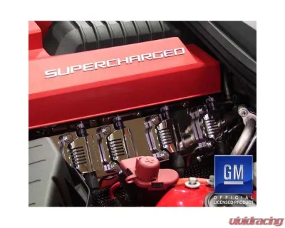 American Car Craft 26Pc Polished Stainless Steel Coil Pack Valve Cover Set Chevrolet Camaro ZL1 2012-2015 - ACC-103056