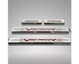 American Car Craft 4pc Front Only LED Illumination Door Sills Viper Powered Dodge RAM SRT-10 2004-2006