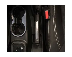 American Car Craft Brushed Stainless Steel Emergency Brake Handle Trim Jeep Wrangler JK 2007-2018