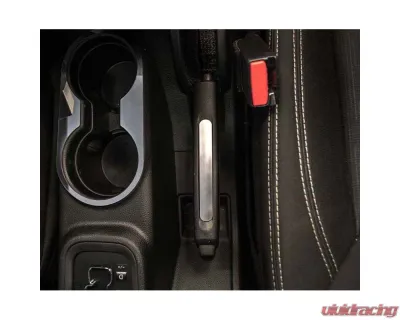 American Car Craft Brushed Stainless Steel Emergency Brake Handle Trim Jeep Wrangler JK 2007-2018 - ACC-141013