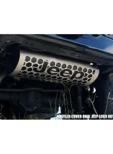 American Car Craft Muffler Cover Brushed Finish Jeep Wrangler JK 2007-2018                                     - ACC-142134 - Image 2