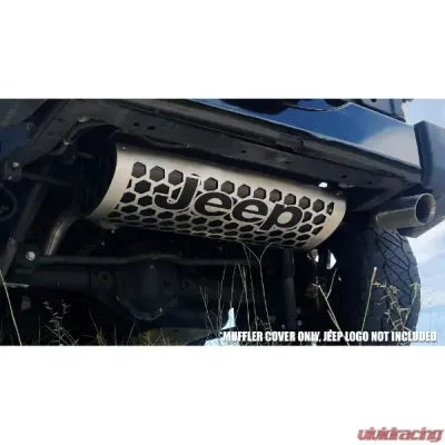 American Car Craft Muffler Cover Brushed Finish Jeep Wrangler JK 2007-2018 - ACC-142134