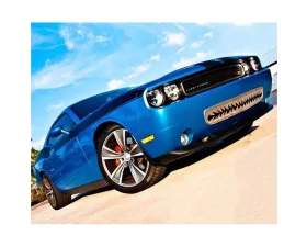 American Car Craft Polished Stainless Steel Shark Tooth Lower Front Grille Dodge Challenger 5.7L | SRT8 2011-2014