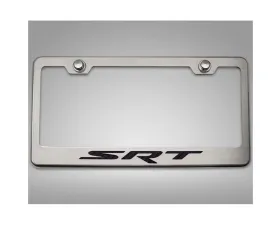 American Car Craft Synergy Green Solid Stainless Steel Custom Dodge SRT License Plate Frame