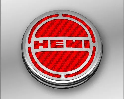 American Car Craft 13Pc Red Carbon Fiber HEMI Inlay Deluxe