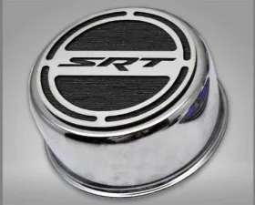 American Car Craft 13Pc Brushed Black SRT Inlay Deluxe Fluid Shock Tower Cap Covers Dodge Challenger 5.7L 2008-2023