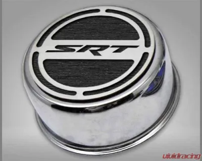 American Car Craft 13Pc Brushed Black SRT Inlay Deluxe Fluid Shock Tower Cap Covers Dodge Challenger 5.7L 2008-2023 - ACC-153053-57BBLK