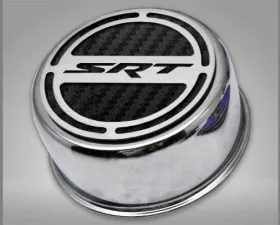 American Car Craft 13Pc Black Carbon Fiber SRT Inlay Deluxe Fluid Shock Tower Cap Covers Dodge Challenger 5.7L 2008-2023