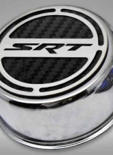 American Car Craft 13Pc Black Carbon Fiber SRT Inlay Deluxe Fluid Shock Tower Cap Covers Dodge Challenger 6.1L 2008-2023                                     - ACC-153053-61BLK - Image 3