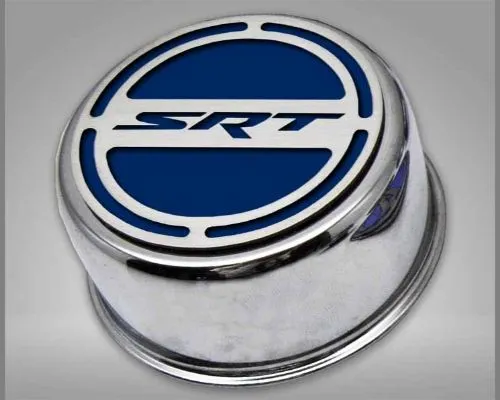 American Car Craft 13Pc Dark Blue Solid SRT Inlay Deluxe Fluid Shock Tower Cap Covers Dodge Challenger 6.1L 2008-2023 - ACC-153053-61DBLU