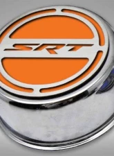 American Car Craft 13Pc HEMI Orange SRT Inlay Deluxe Fluid Shock Tower Cap Covers Dodge Challenger 6.1L 2008-2023                                     - ACC-153053-61HORG - Image 3