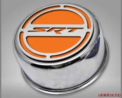 American Car Craft 13Pc HEMI Orange SRT Inlay Deluxe Fluid Shock Tower Cap Covers Dodge Challenger 6.1L 2008-2023 - ACC-153053-61HORG