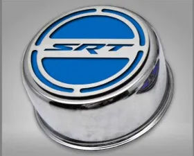 American Car Craft 13Pc Mopar Blue SRT Inlay Deluxe Fluid Shock Tower Cap Covers Dodge Challenger 5.7L 2008-2023